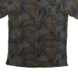 VAN HEUSEN Mens Hawaiian Shirt Grey Floral S Hot on Sale