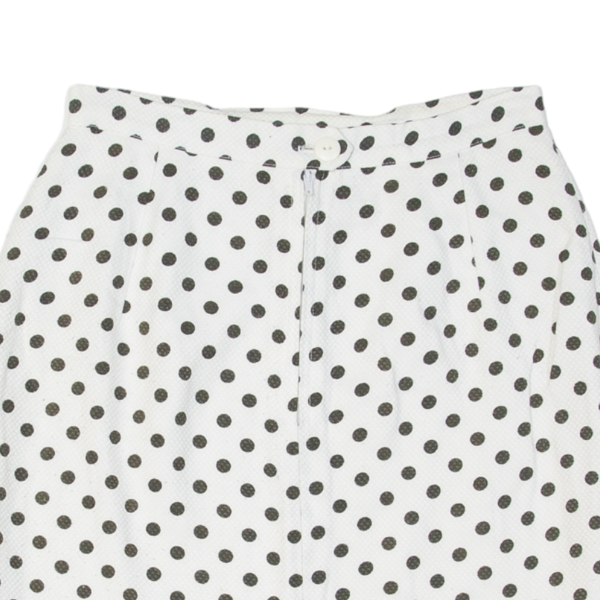 Womens Pencil Skirt White Short Spotted S Fashion