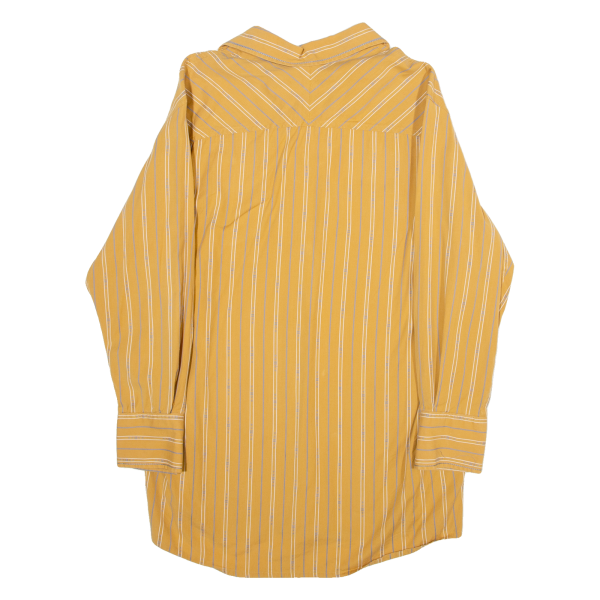 TIMBERLAND Relaxed Fit Mens Shirt Yellow Striped Long Sleeve M Online now