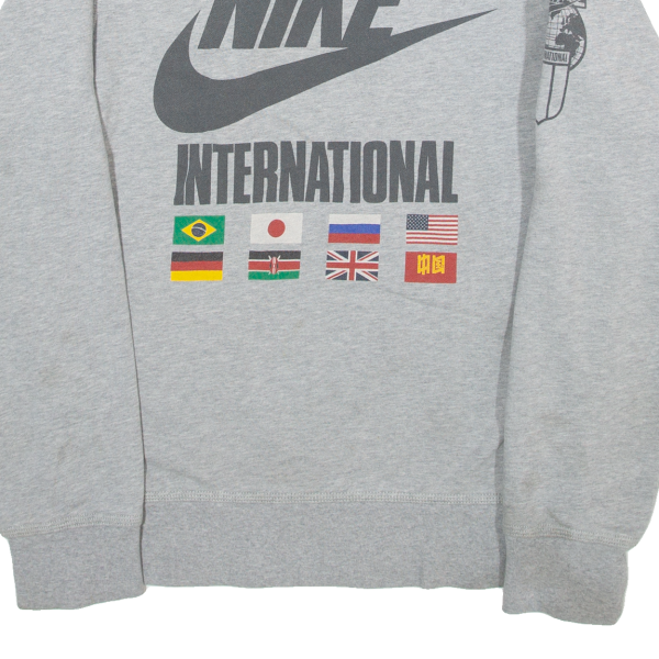 NIKE Mens Sweatshirt Grey S Online now