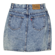 TIME Womens Straight Skirt Blue Short 90s Denim S For Cheap