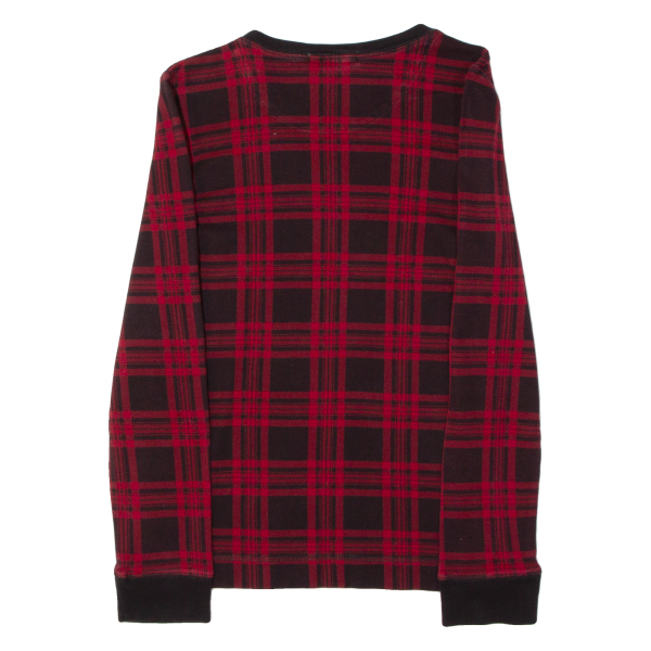 LAUREN RALPH LAUREN Womens Top Red Long Sleeve 90s Plaid M Online