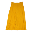 Womens A-Line Skirt Yellow Midi M Online Sale