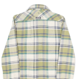 SUPERDRY Mens Flannel Shirt Green Plaid Long Sleeve S Fashion