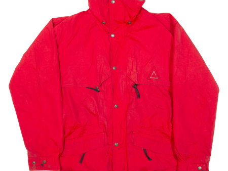 SOS Mens Coat Red Nylon S For Sale