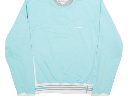 CHAMPION Womens Sweatshirt Blue L Sale