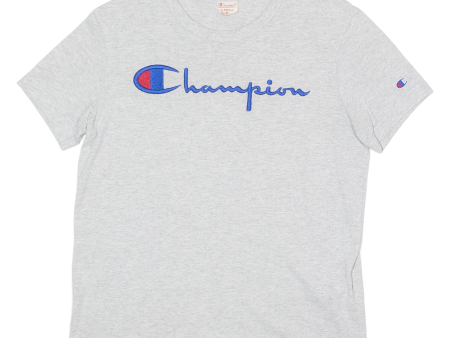 CHAMPION REVERSE WEAVE Mens T-Shirt Grey Crew Neck XS Hot on Sale