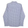 TIMBERLAND Slim Fit Mens Shirt Blue Check Long Sleeve M Online now