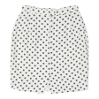 Womens Pencil Skirt White Short Spotted S Fashion