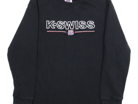 K SWISS Mens Sweatshirt Black S Online Sale