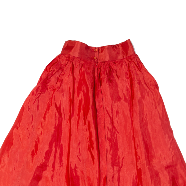 Womens A-Line Skirt Red Midi S Sale