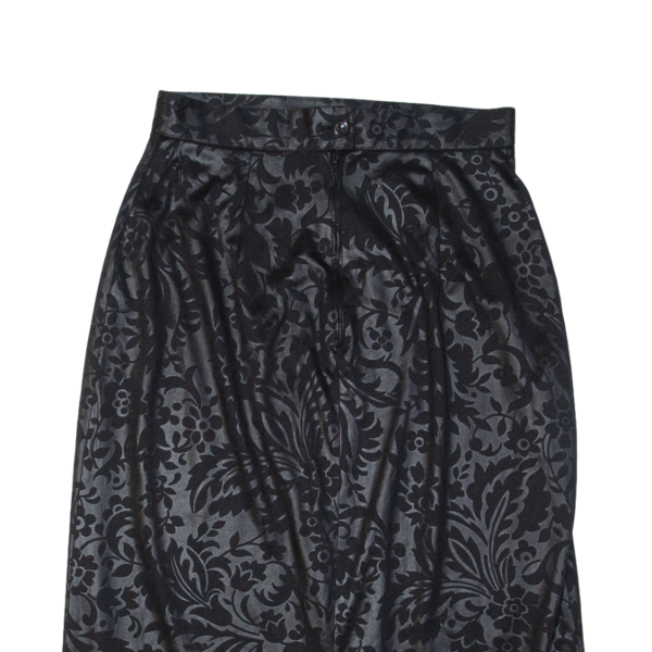 Womens Pencil Skirt Black Midi Floral S For Sale