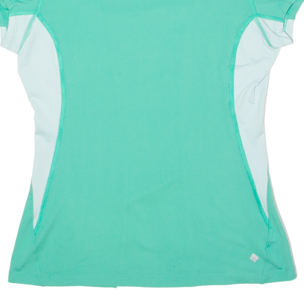 COLUMBIA Womens T-Shirt Green M Fashion