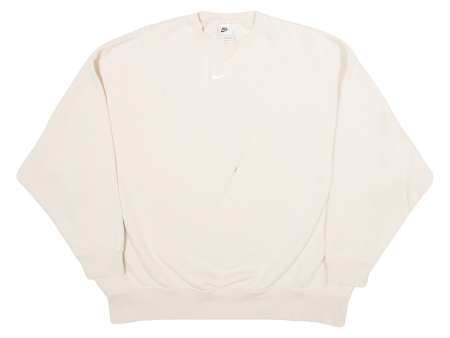 NIKE Oversized Mens Sweatshirt Beige XS Online