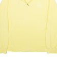 BENGER Womens Sweatshirt Yellow 1 4 Zip 90s S Cheap