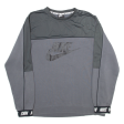 NIKE Mens Sweatshirt Grey XL Online