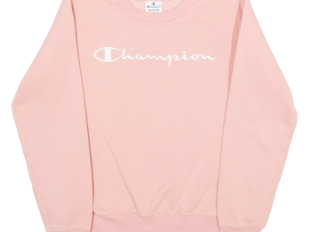 CHAMPION Womens Sweatshirt Pink M Online Sale