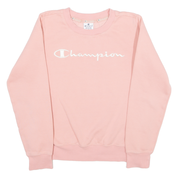 CHAMPION Womens Sweatshirt Pink M Online Sale