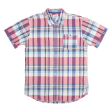 TOMMY HILFIGER Mens Shirt Blue Plaid L For Sale