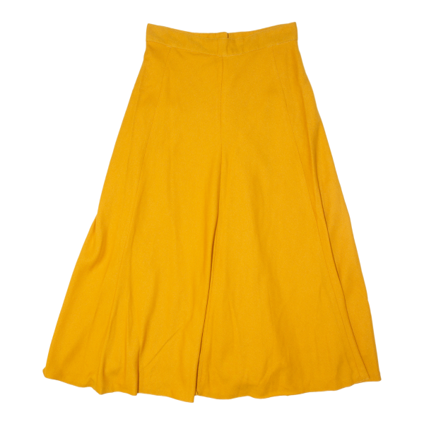 Womens A-Line Skirt Yellow Midi M Online Sale