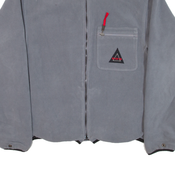 SOS Mens Fleece Jacket Grey S Discount