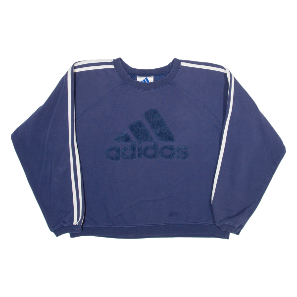 ADIDAS Womens Sweatshirt Blue M Online Hot Sale