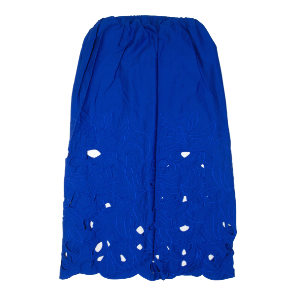 H&M Lace Womens A-Line Skirt Blue Midi XS Discount