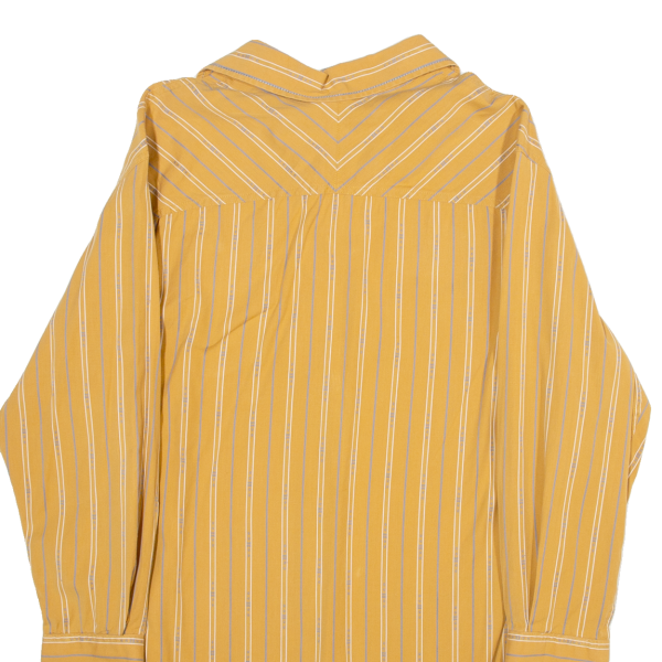 TIMBERLAND Relaxed Fit Mens Shirt Yellow Striped Long Sleeve M Online now