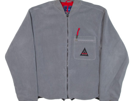 SOS Mens Fleece Jacket Grey S Discount