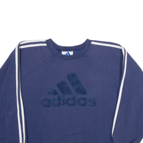 ADIDAS Womens Sweatshirt Blue M Online Hot Sale