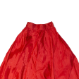 Womens A-Line Skirt Red Midi S Sale