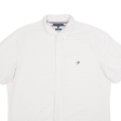 TOMMY HILFIGER Slim Fit Mens Shirt Grey 2XL on Sale