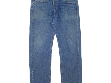 LEVI S 505 Jeans Mens Blue Regular Straight W36 L32 Online Sale