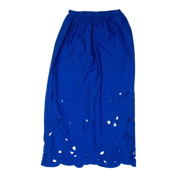 H&M Lace Womens A-Line Skirt Blue Midi XS Discount