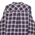 S. OLIVER Womens Shirt Blue Plaid Long Sleeve M Fashion