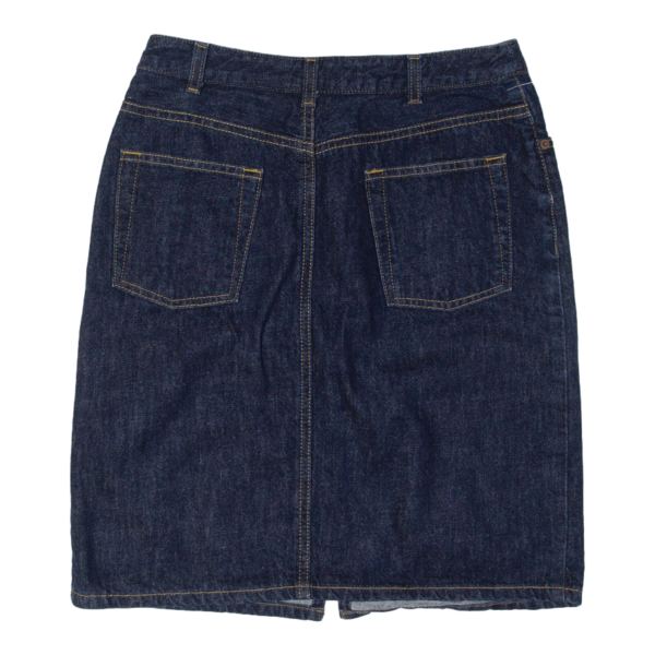 THE LIMITED Womens Straight Skirt Blue Knee Length Denim M Hot on Sale