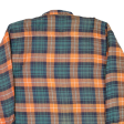 CHALET Quilted Lined Mens Lumberjack Jacket Orange Check M Online Sale