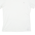 CALVIN KLEIN CK ONE Mens T-Shirt White V-Neck L Fashion