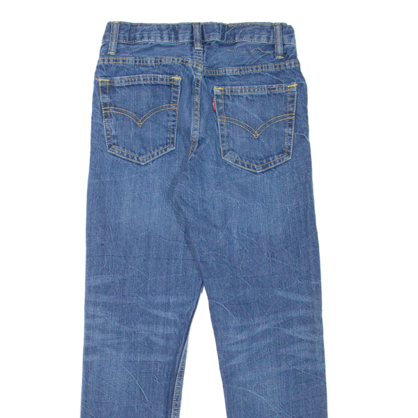 LEVI S 502 Jeans Distressed Boys Blue Regular Tapered W25 L25 Discount