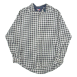 TOMMY HILFIGER Mens Shirt Blue Plaid Long Sleeve L Hot on Sale