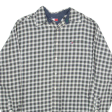 TOMMY HILFIGER Mens Shirt Blue Plaid Long Sleeve L Hot on Sale