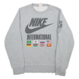 NIKE Mens Sweatshirt Grey S Online now