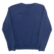 ADIDAS Womens Sweatshirt Blue UK 10 For Cheap