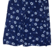 HERE&THERE Womens Wrap Skirt Blue Midi Viscose Floral M For Sale