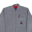 SOS Mens Fleece Jacket Grey S Discount