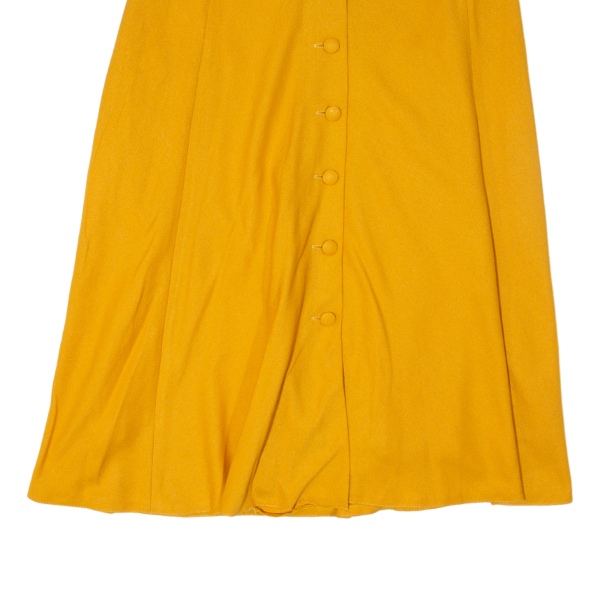 Womens A-Line Skirt Yellow Midi M Online Sale