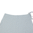 BRANDY MELVILLE Womens Wrap Skirt Blue Short Viscose Floral L Online now