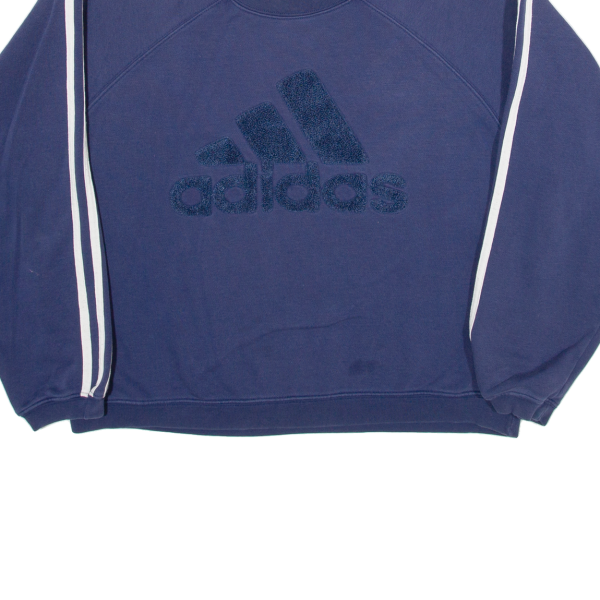 ADIDAS Womens Sweatshirt Blue M Online Hot Sale