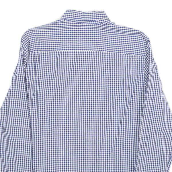 TIMBERLAND Slim Fit Mens Shirt Blue Check Long Sleeve M Online now